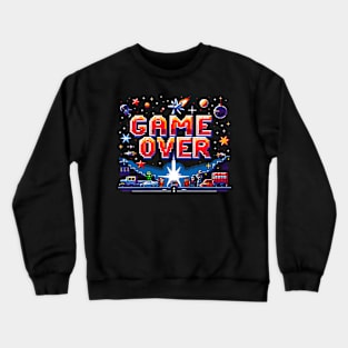 Game Over - 80s retro gaming C64 style Crewneck Sweatshirt